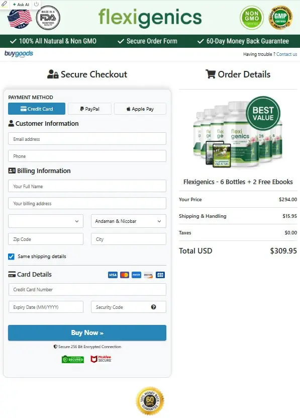 Flexigenics-order-page